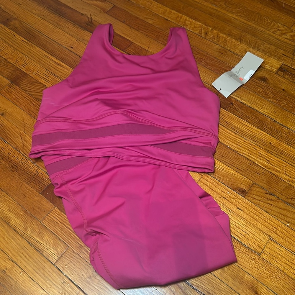 NWT Fushia Pink Sweat Betty Set